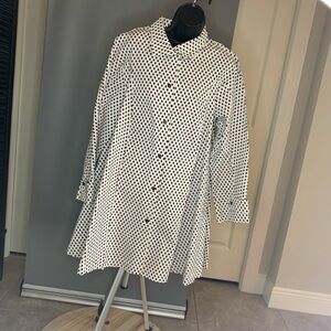 Diamond Print Twill Dress